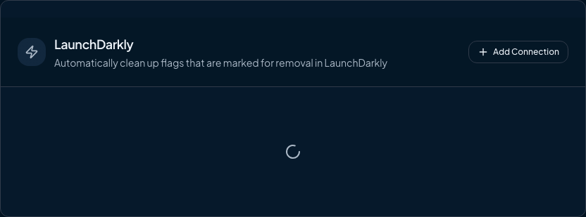 LaunchDarkly connection form